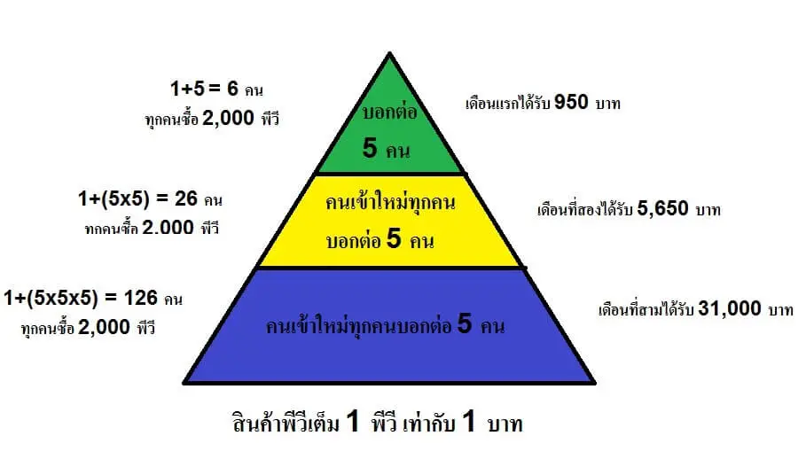 แผนภาพการขยายสายงานเพื่อสร้างรายได้กับกิฟฟารีน